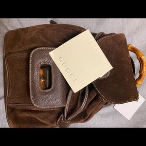 Gucci Suede Mini Backpack - Vintage